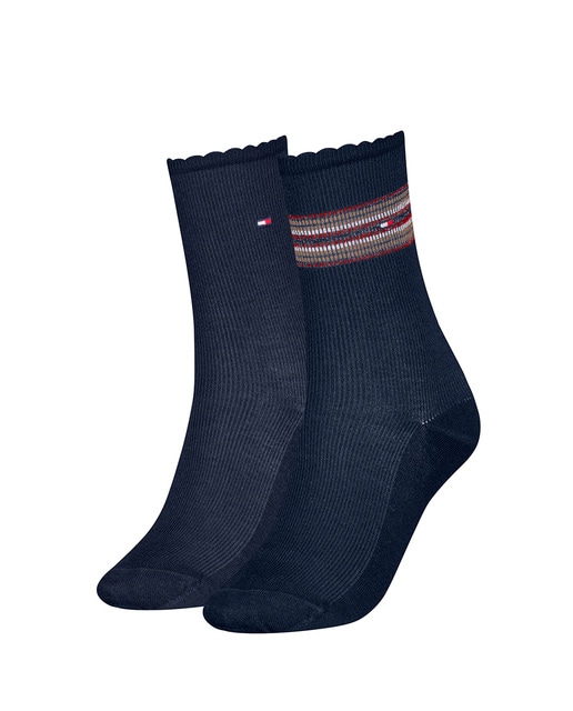 Imagen 0 de Calcetines clásicos de mujer de Tommy Hilfiger (pack de 2)