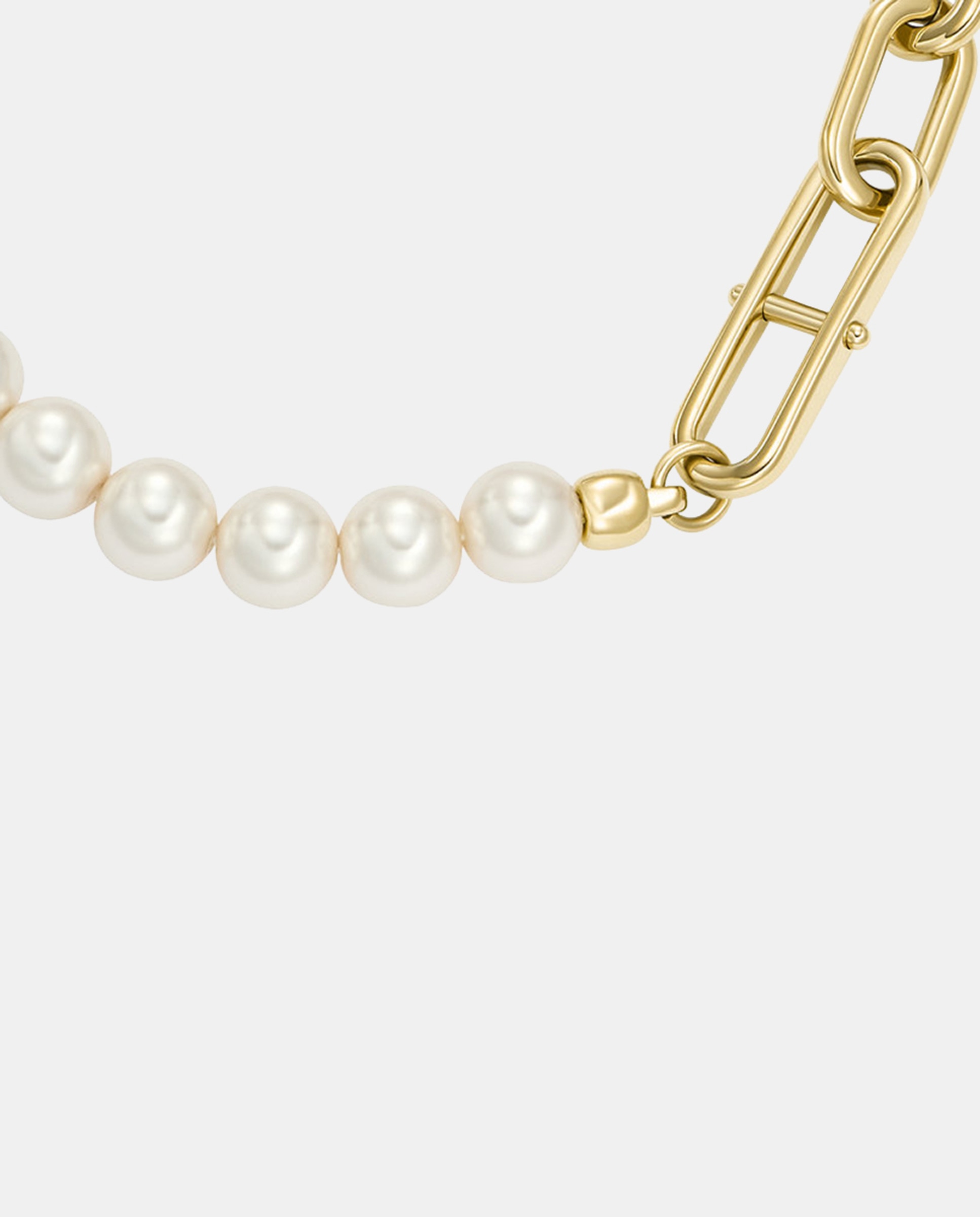 Colar Heritage - Dourado Branco-3