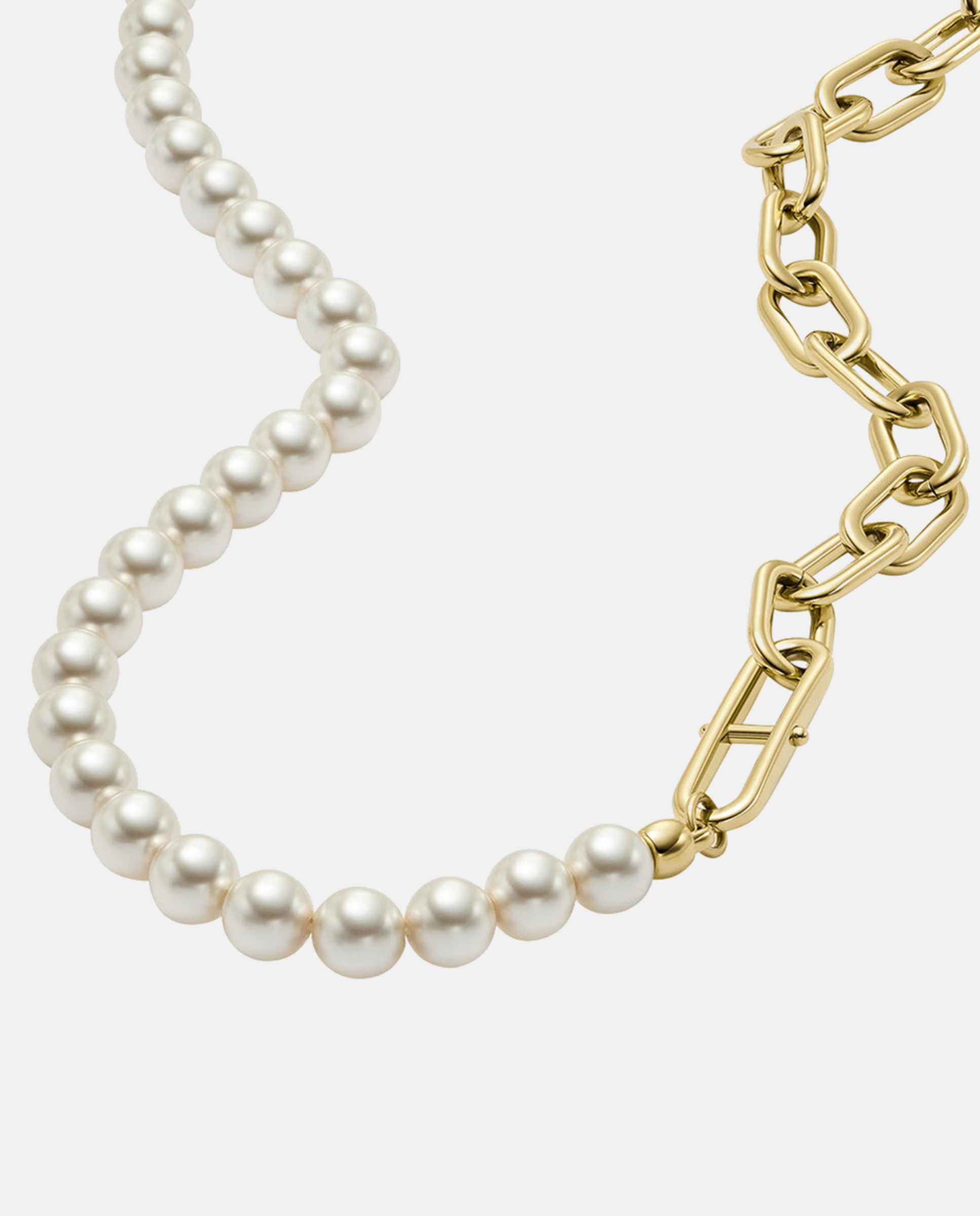 Colar Heritage - Dourado Branco-2