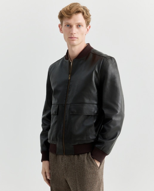 Imagem 0 de Blusão Bomber de Napa