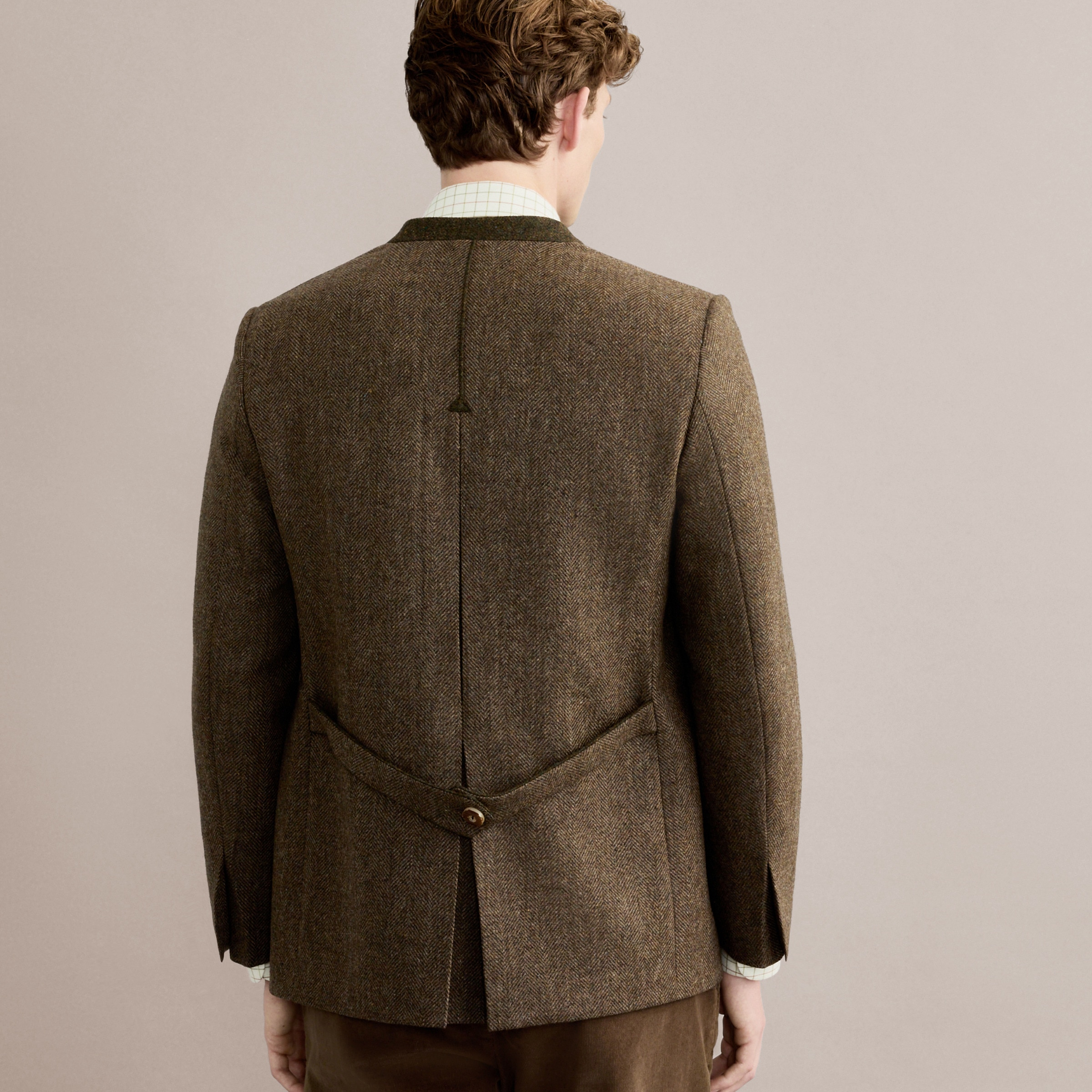 Casaco Austríaco de Homem Castanho-4