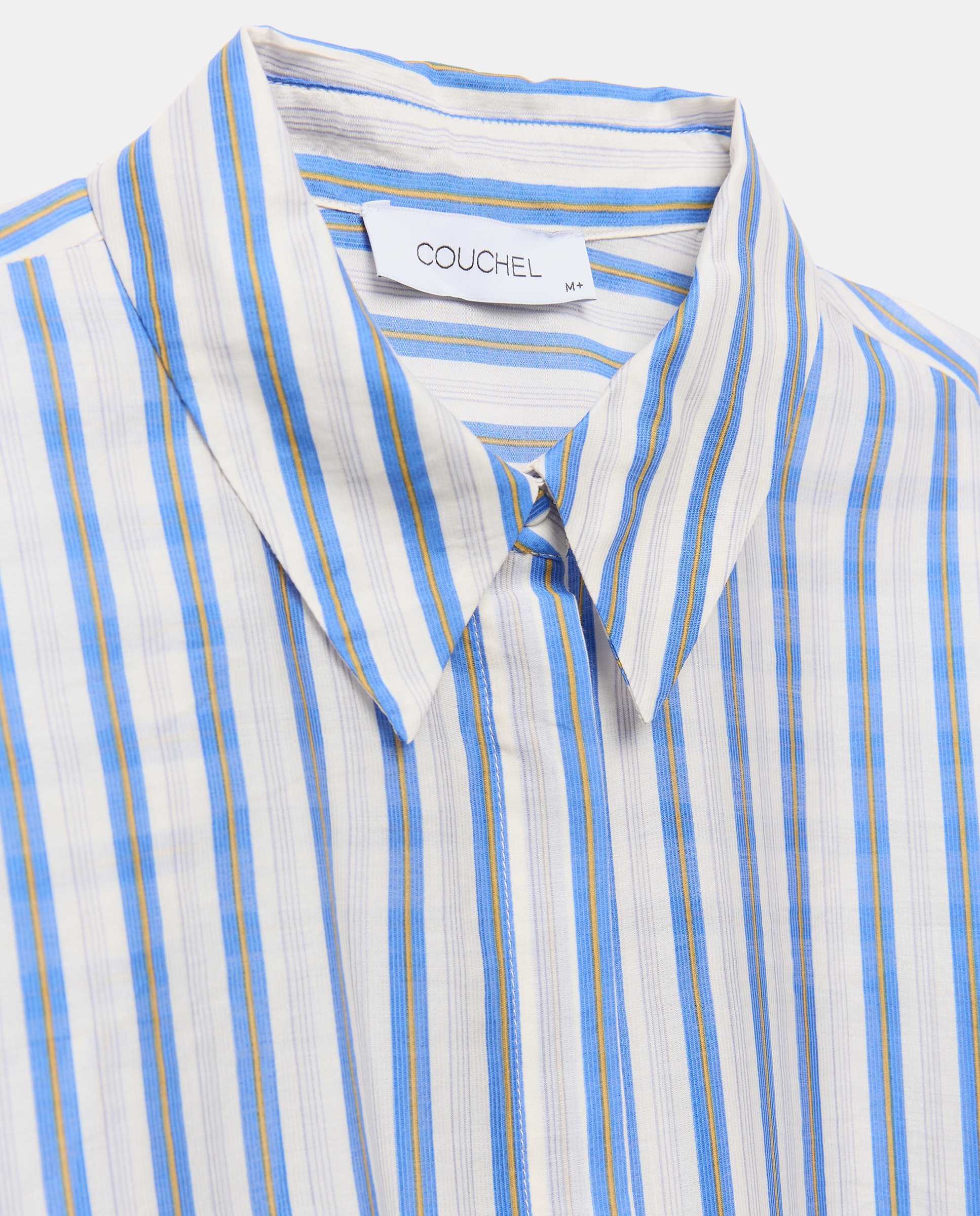 Camisa Estampada com Manga Comprida Branco-5