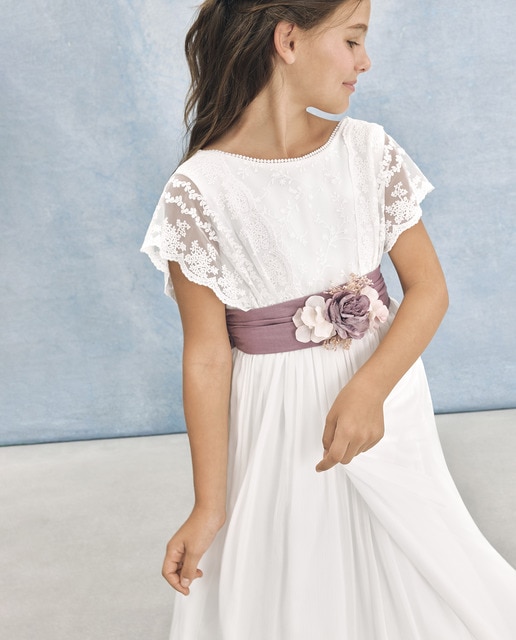 Imagen 0 de Vestido de comunión de bambula BOREALIS