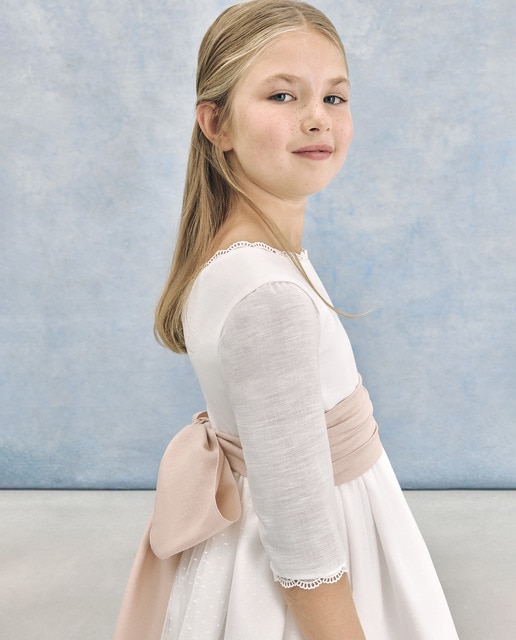 Imagen 0 de Vestido de comunión manga francesa SYRMA