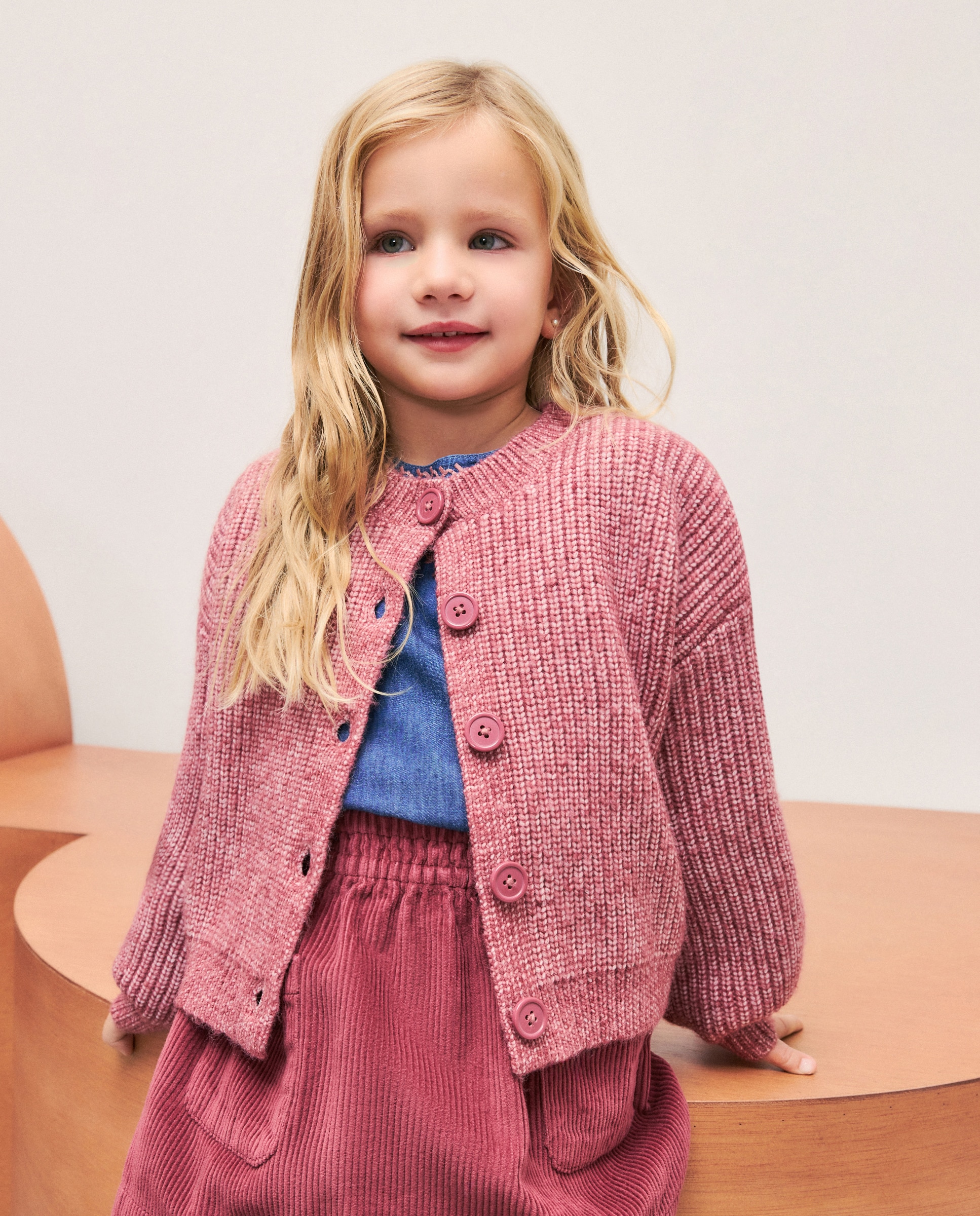 Fraque com Decote Redondo e Fecho de Botões 291 Beringela-1