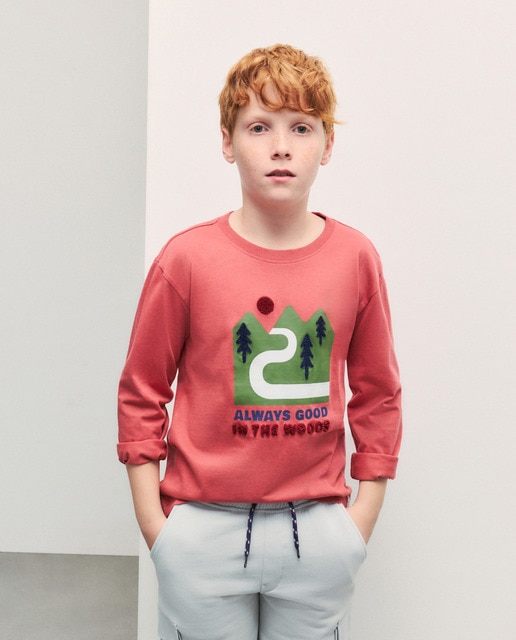 Imagen 0 de Camiseta manga larga con fantasía TERRY de niño