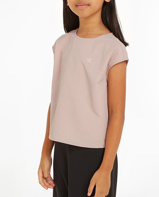 Imagen 0 de Blusa de color rosa de niña