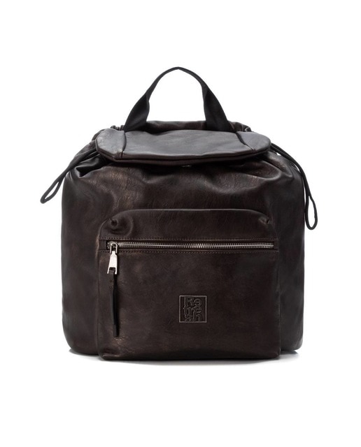 Imagen 0 de Mochila señora, solapa con botón y cordón