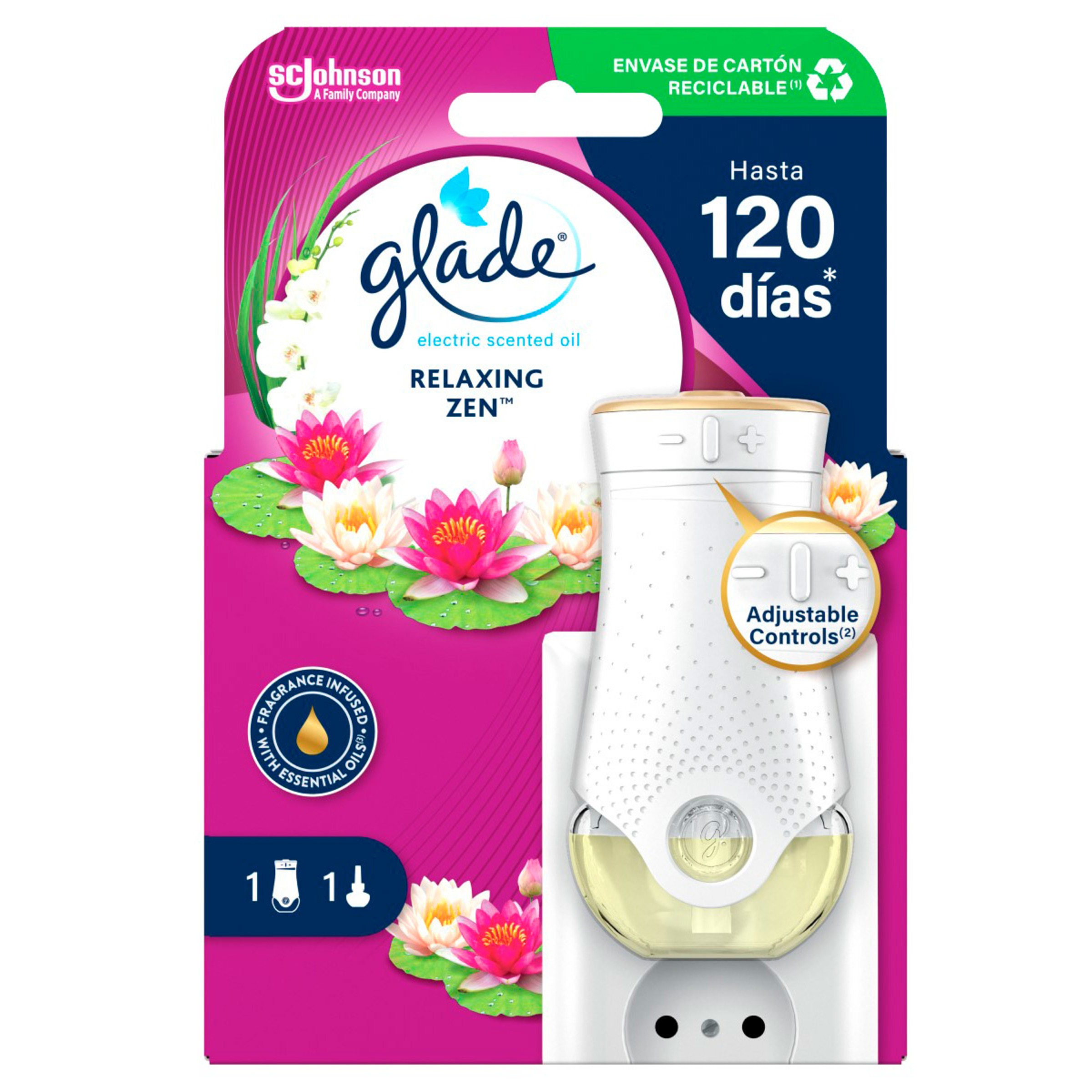 Ambientador Eléctrico Relaxing Zen embalagem 20 ml