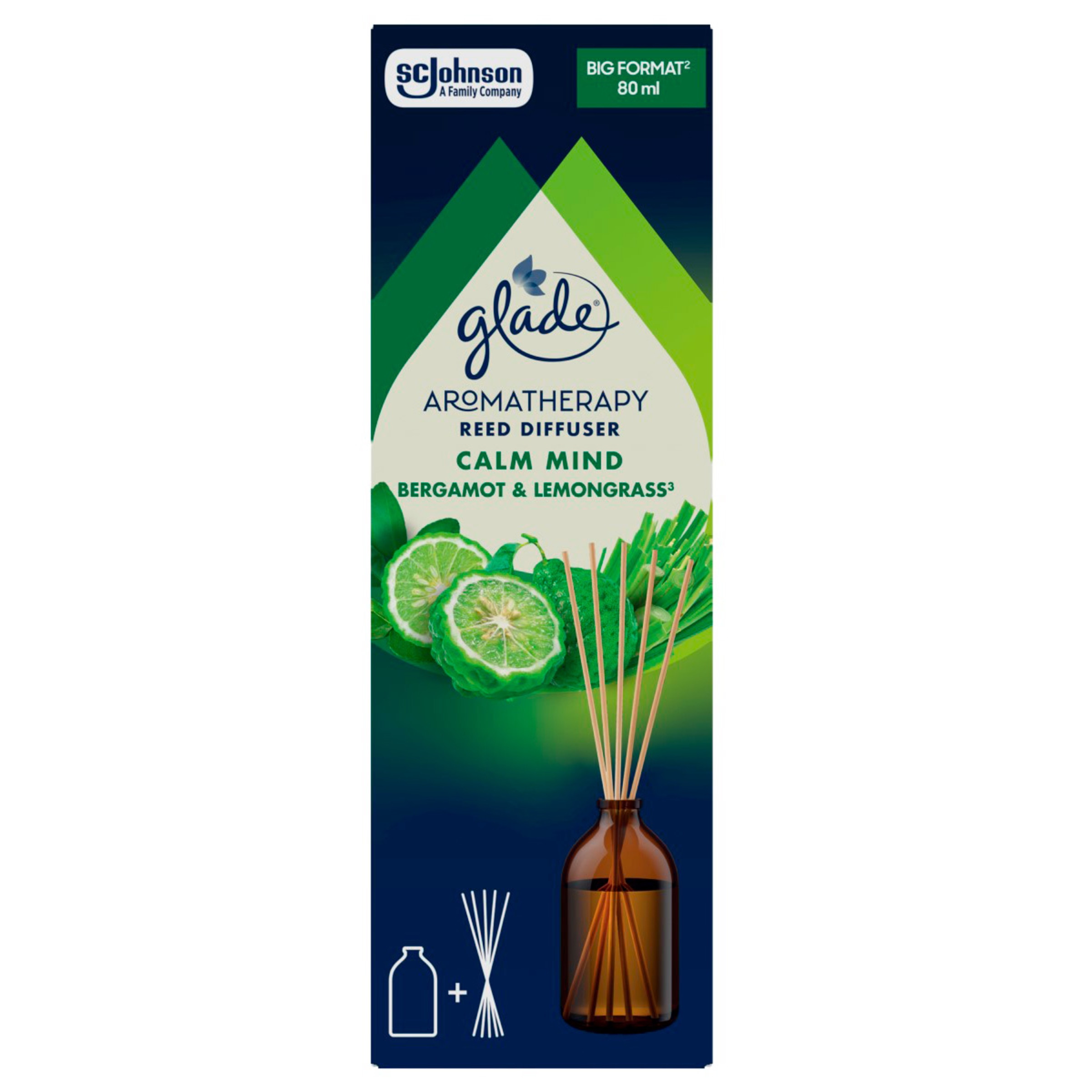 Ambientador Mikado Aromaterapia Calm Mind embalagem 80 ml