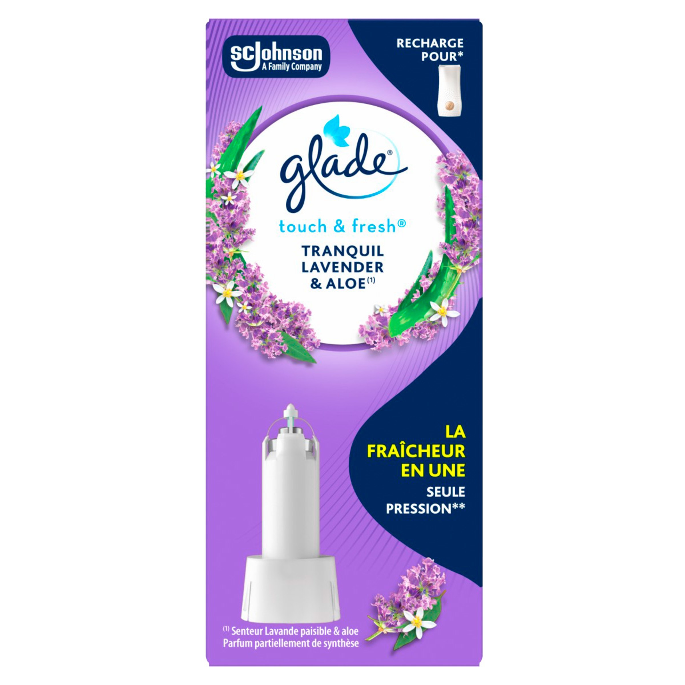 Ambientador Touch & Fresh Lavanda recarga 10 ml