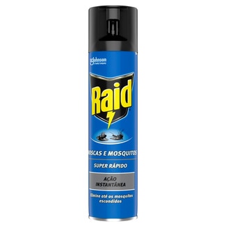 Insecticida Super Rápido Moscas e Mosquitos Spray 400 ml - Raid