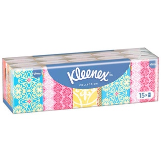 Lenços de Bolso Collection 4 Folhas embalagem 15 unidades - Kleenex