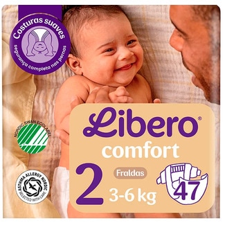 Fraldas Comfort T2 embalagem 47 unidades - Libero