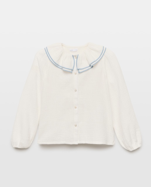 Imagen 0 de Blusa niña manga larga gasa