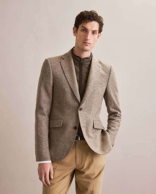 Imagen 0 de Chaqueta de hombre con pecherín espiga