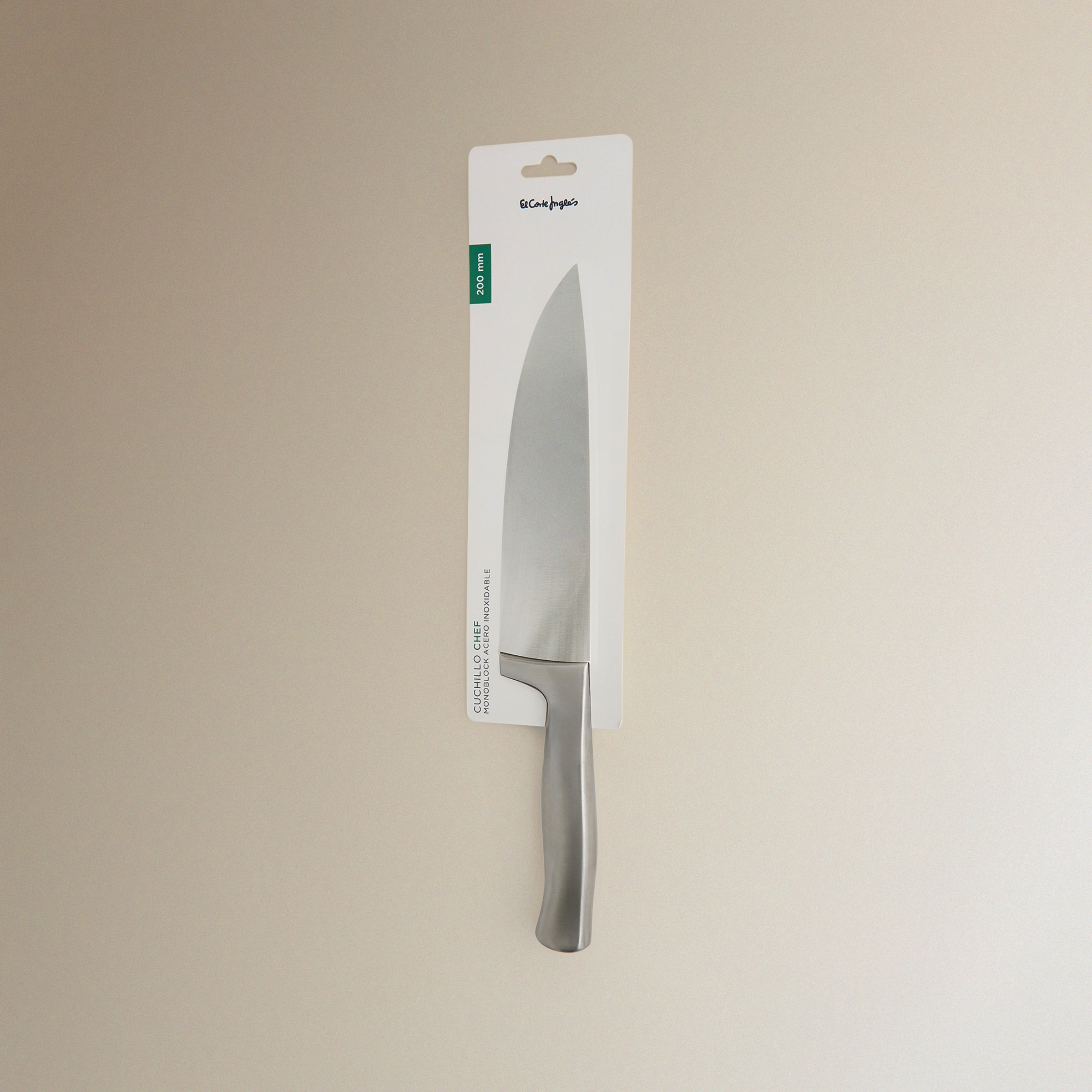 Faca de Chef Monobloco Aço-4