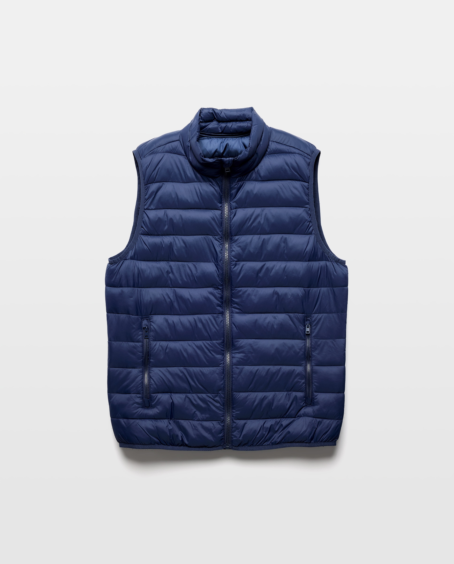 Chaleco hombre ultraligero con relleno reciclado Azul marino-4