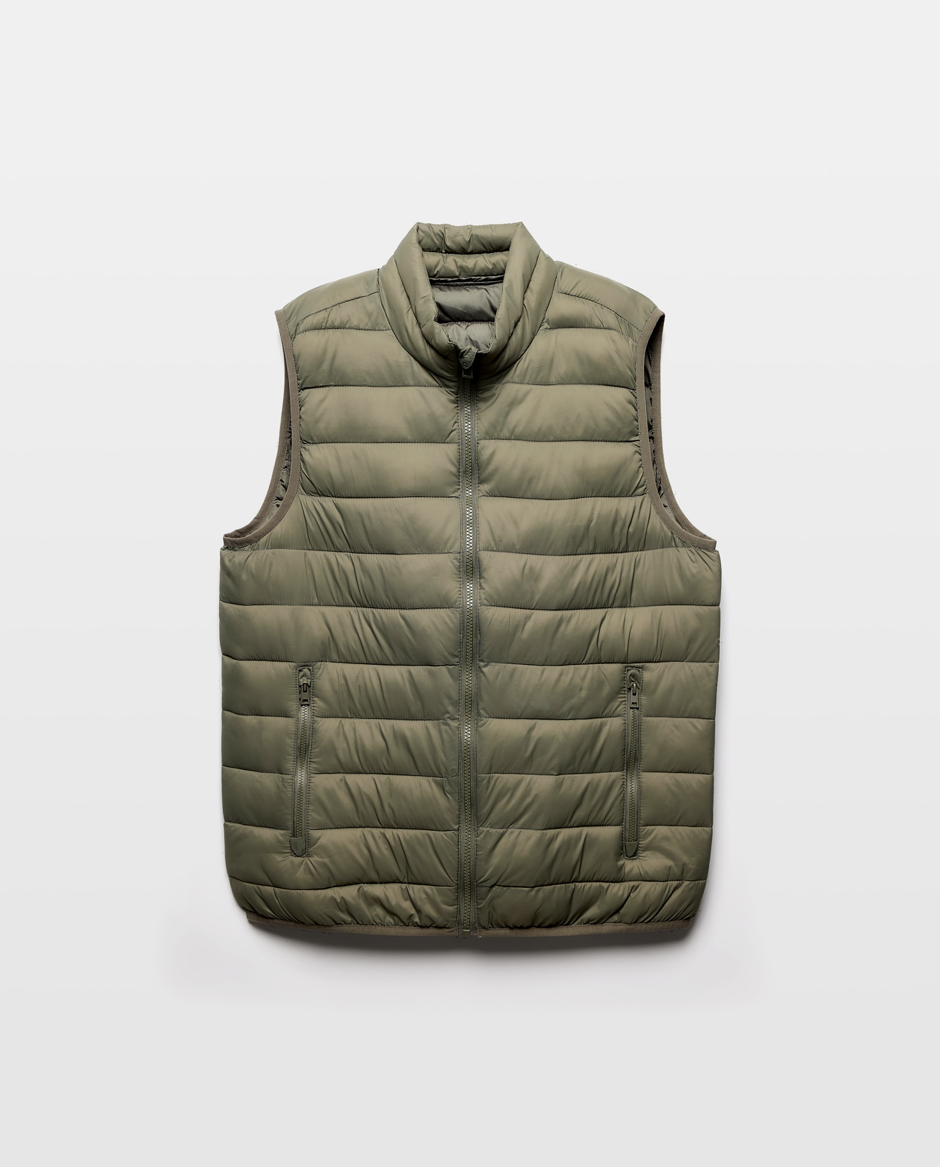 Chaleco hombre ultraligero con relleno reciclado 510 Verde claro-4