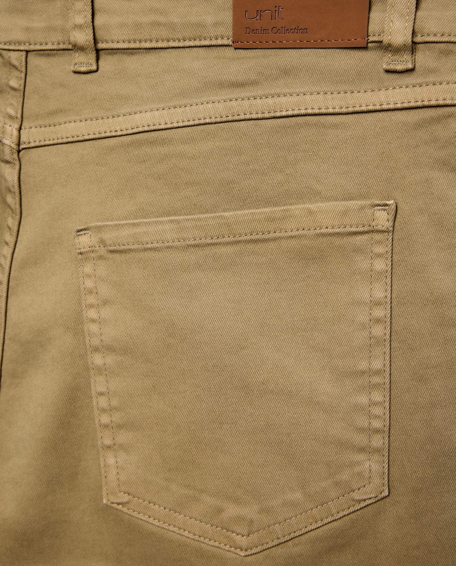 Pantalón hombre cinco bolsillos lavado regular fit 520 Kaki-5