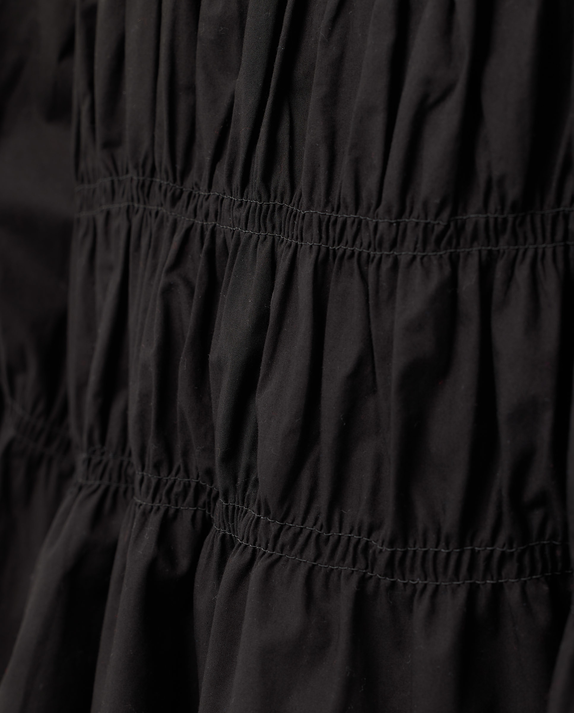 Blusa de mujer smock total look Negro-5