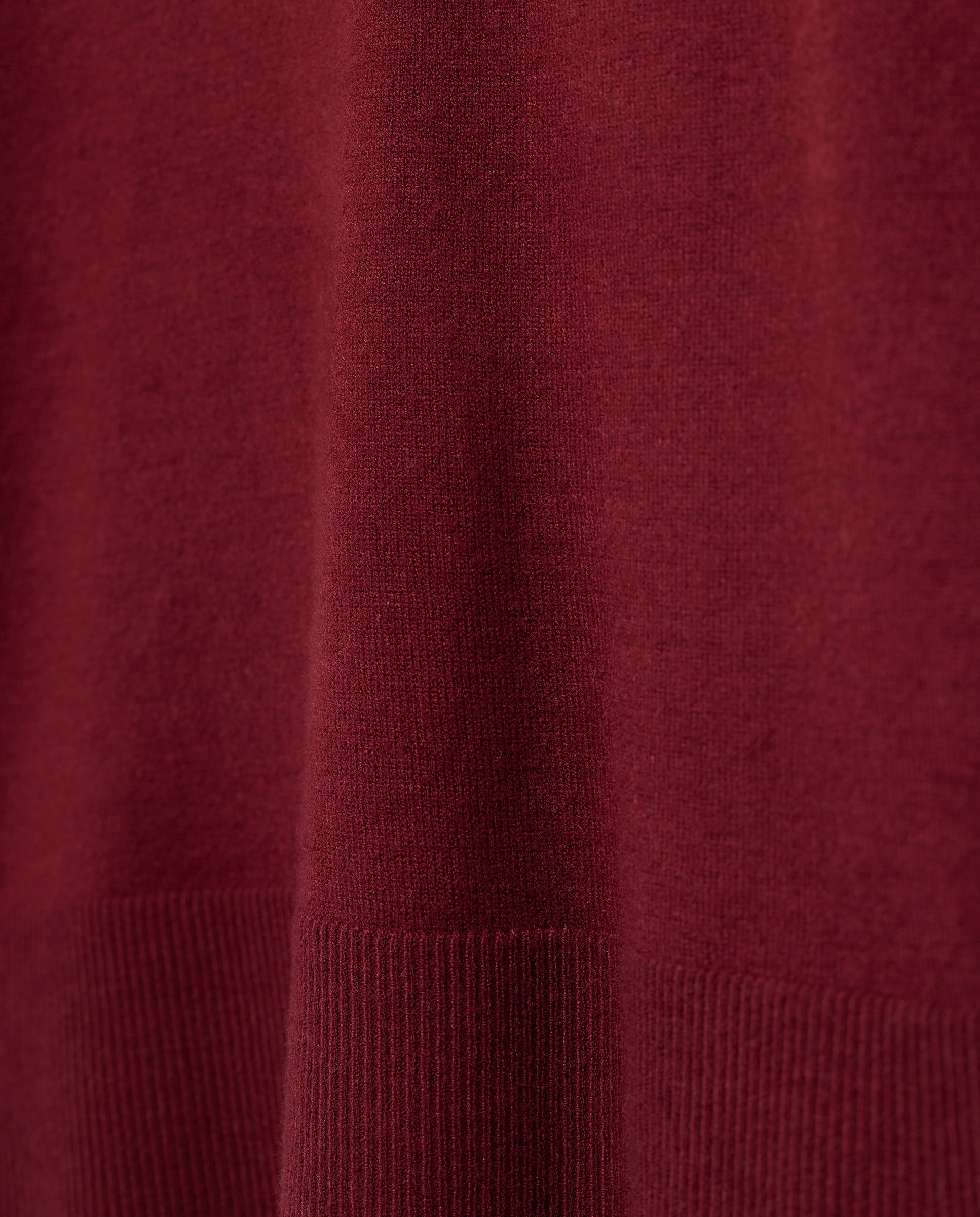 Jersey de mujer cuello caja con hombrera Burdeos-5