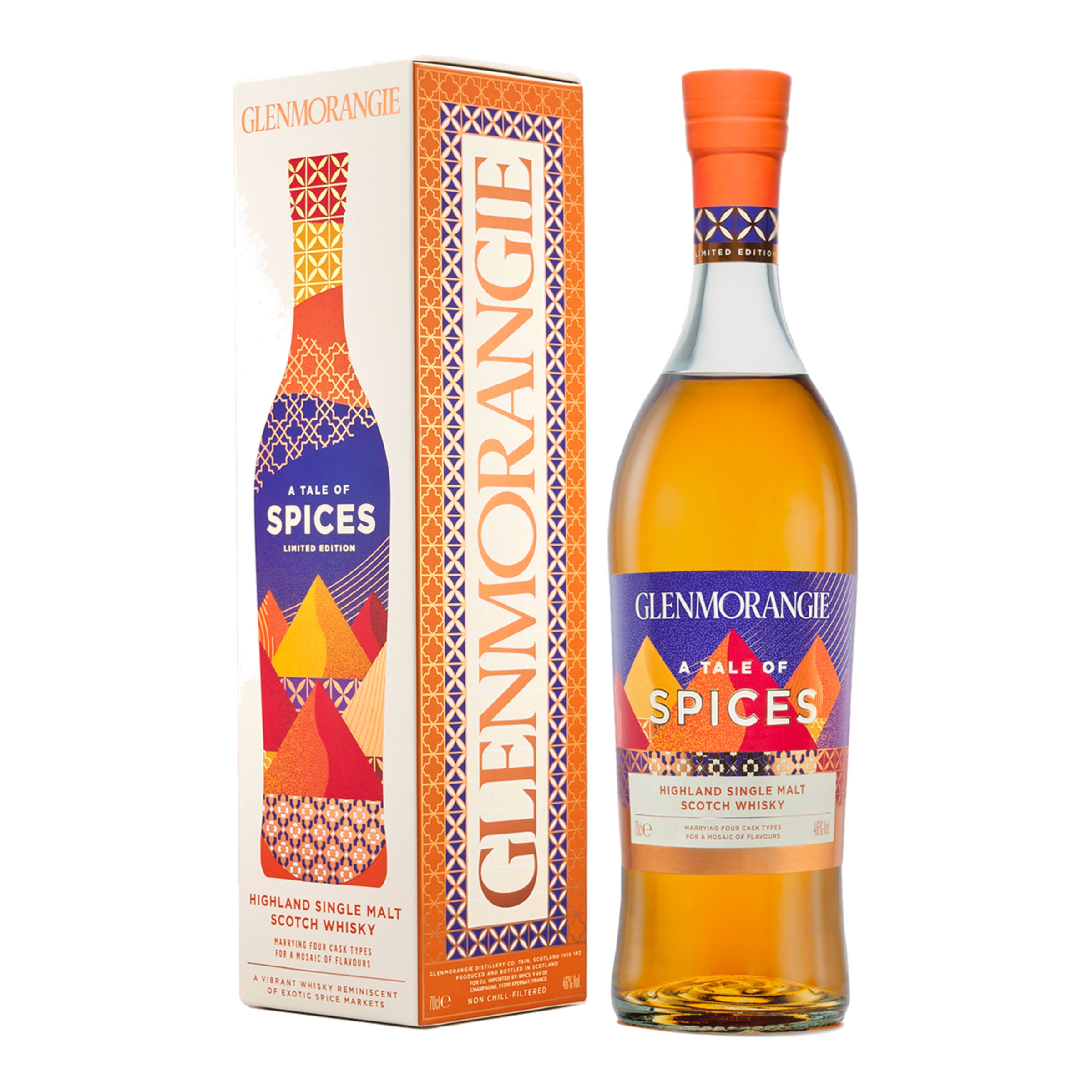 GLENMORANGIE A Tale of シリーズ4本セット Estuche whisky escocés Glenmorangie A Tale of Spices single malt