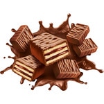 Mini-Keks-Choc mit Milchschokolade Tasche 160 g