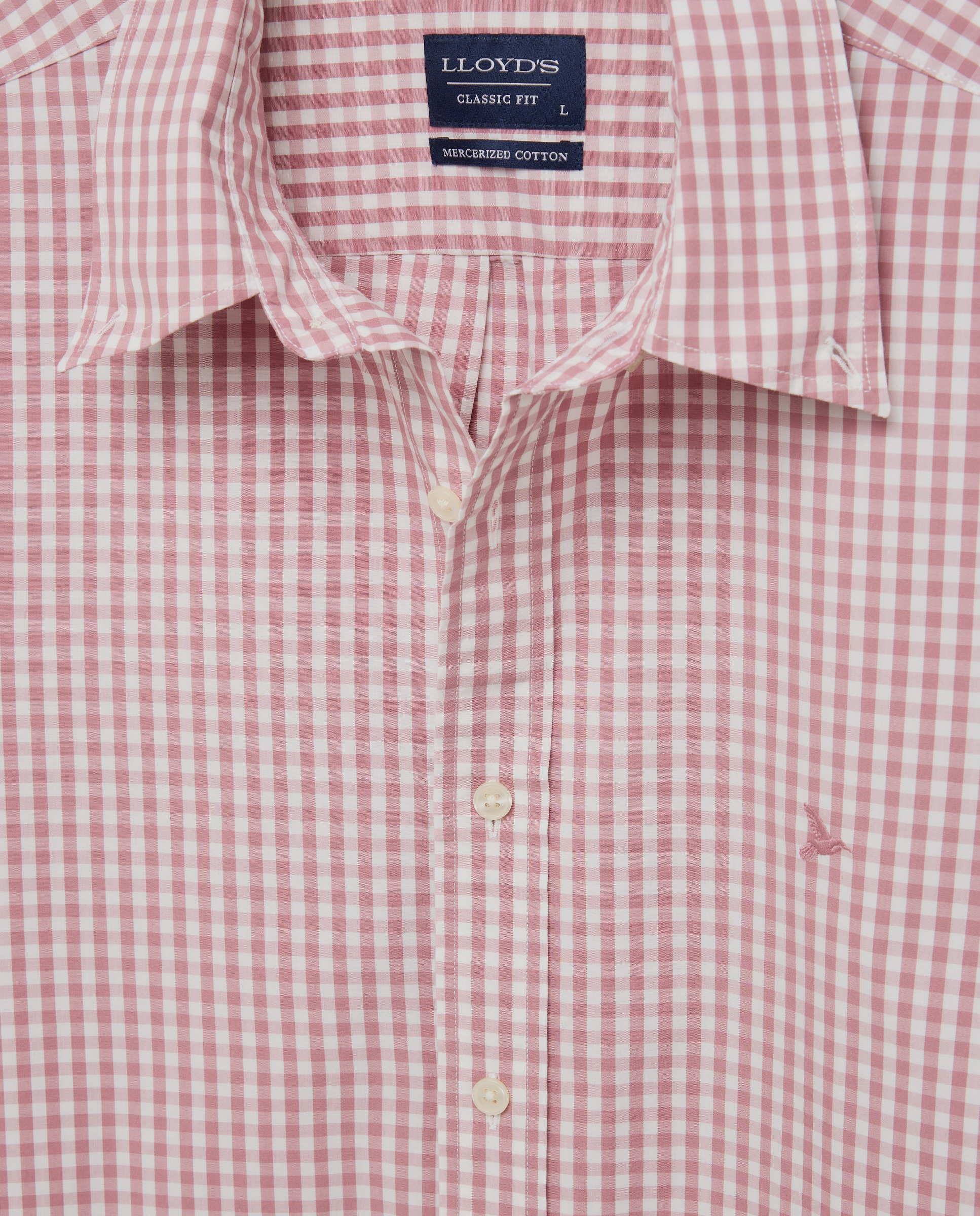 Camisa de Popelina Classic Fit Bordeaux-5