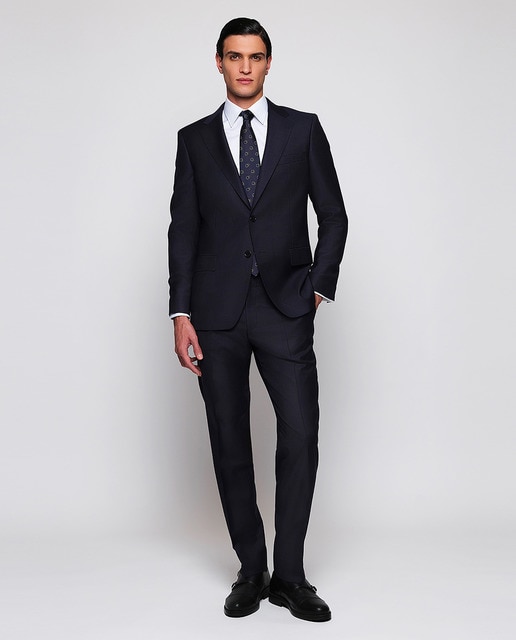 Imagem 0 de Fato Regular Fit aos Quadrados Príncipe de Gales