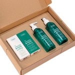 Daily Routine gift set with cleansing gel, astringent face toner, exfoliating day cream and night cream