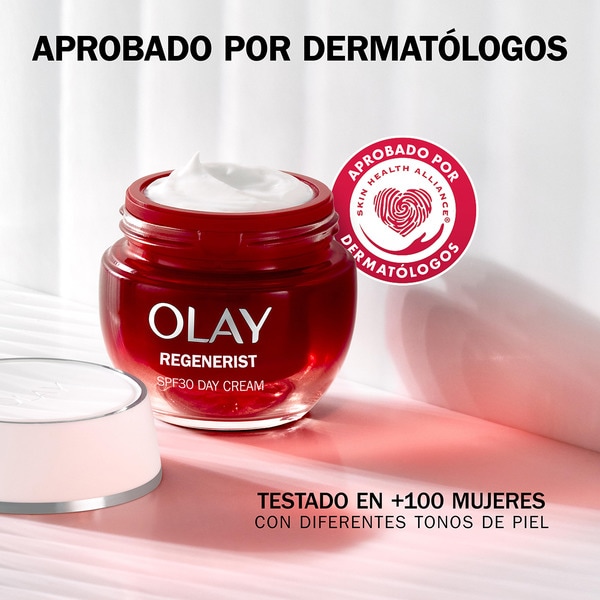 Etui mit Regenerist Feuchtigkeitscreme für den Tag für straffere Haut SPF-30 Schale 50 ml + Gesichtsserum Super 5 Vorteile in 1 Dosierspender 30 ml