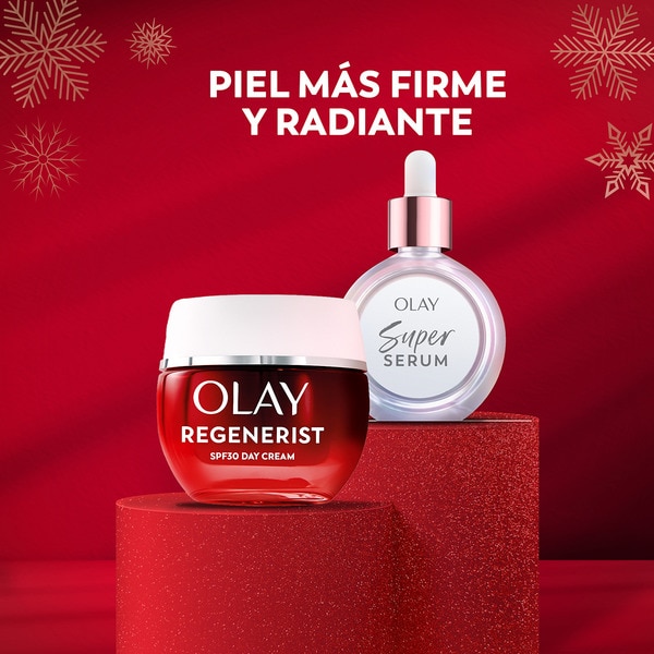 Etui mit Regenerist Feuchtigkeitscreme für den Tag für straffere Haut SPF-30 Schale 50 ml + Gesichtsserum Super 5 Vorteile in 1 Dosierspender 30 ml