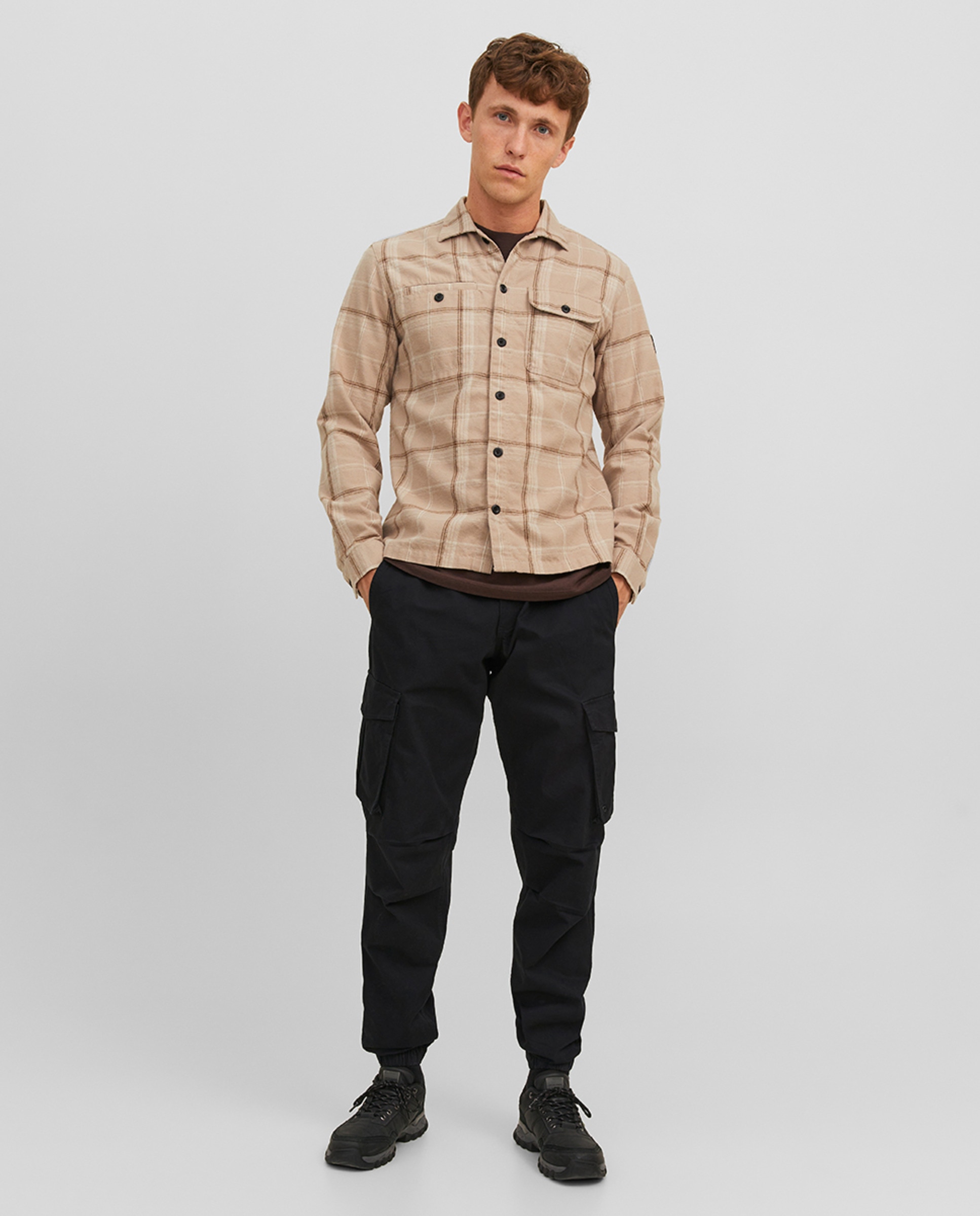 Imagen 2 de Pantalón cargo de hombre - Jack & Jones - Negro Negro
