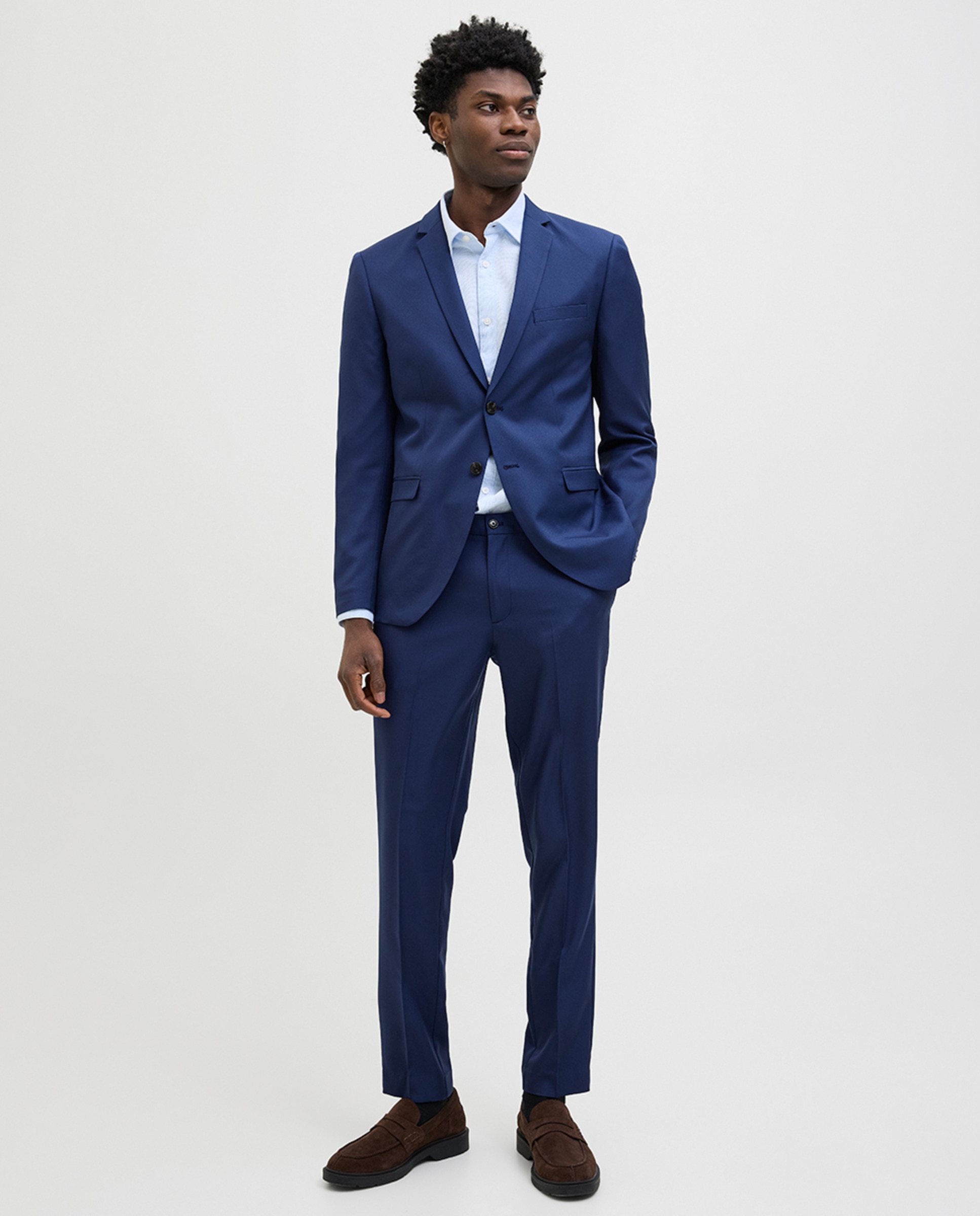 Fato de Duas Peças Slim Azul-1