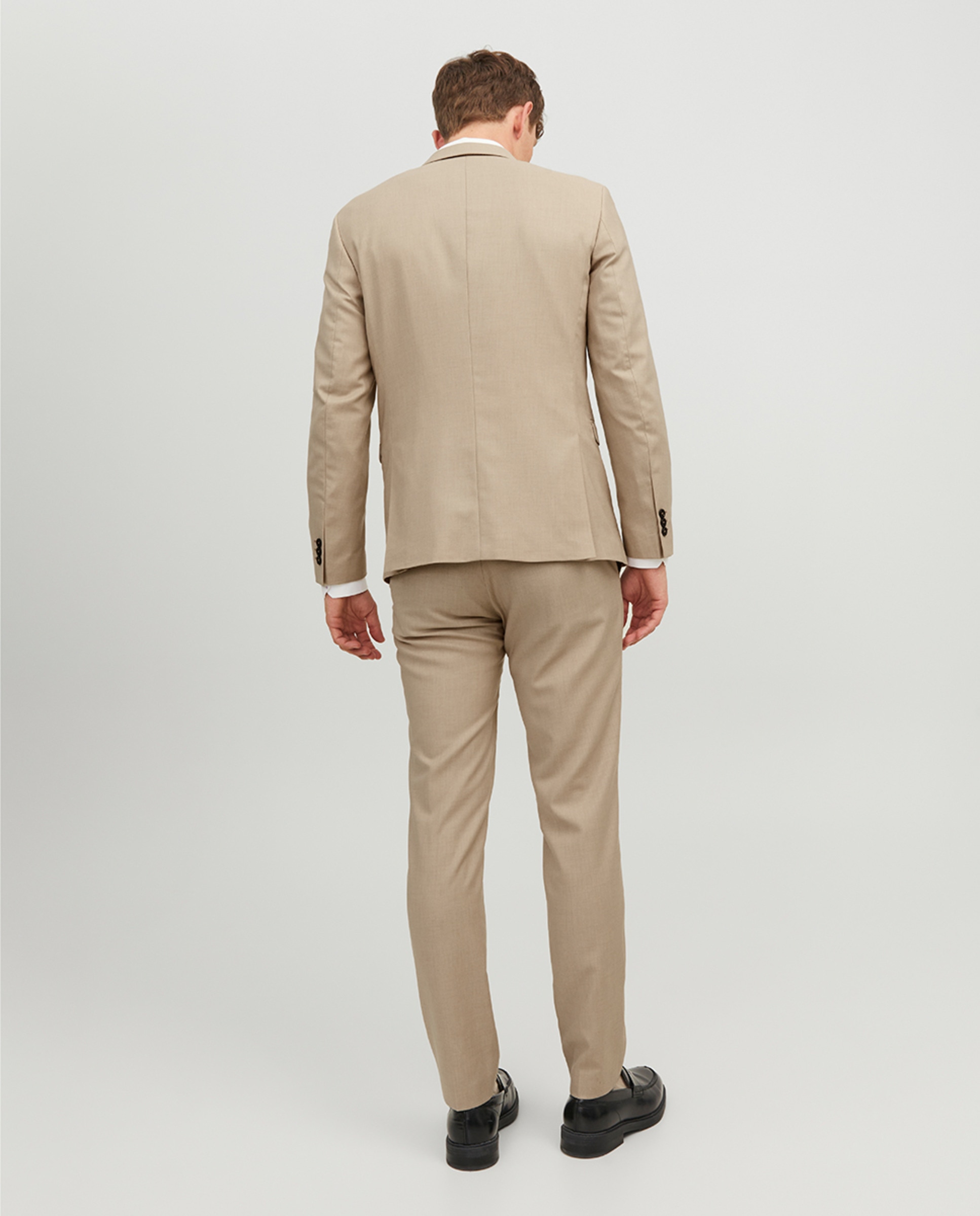 Blazer preto slim Bege-2