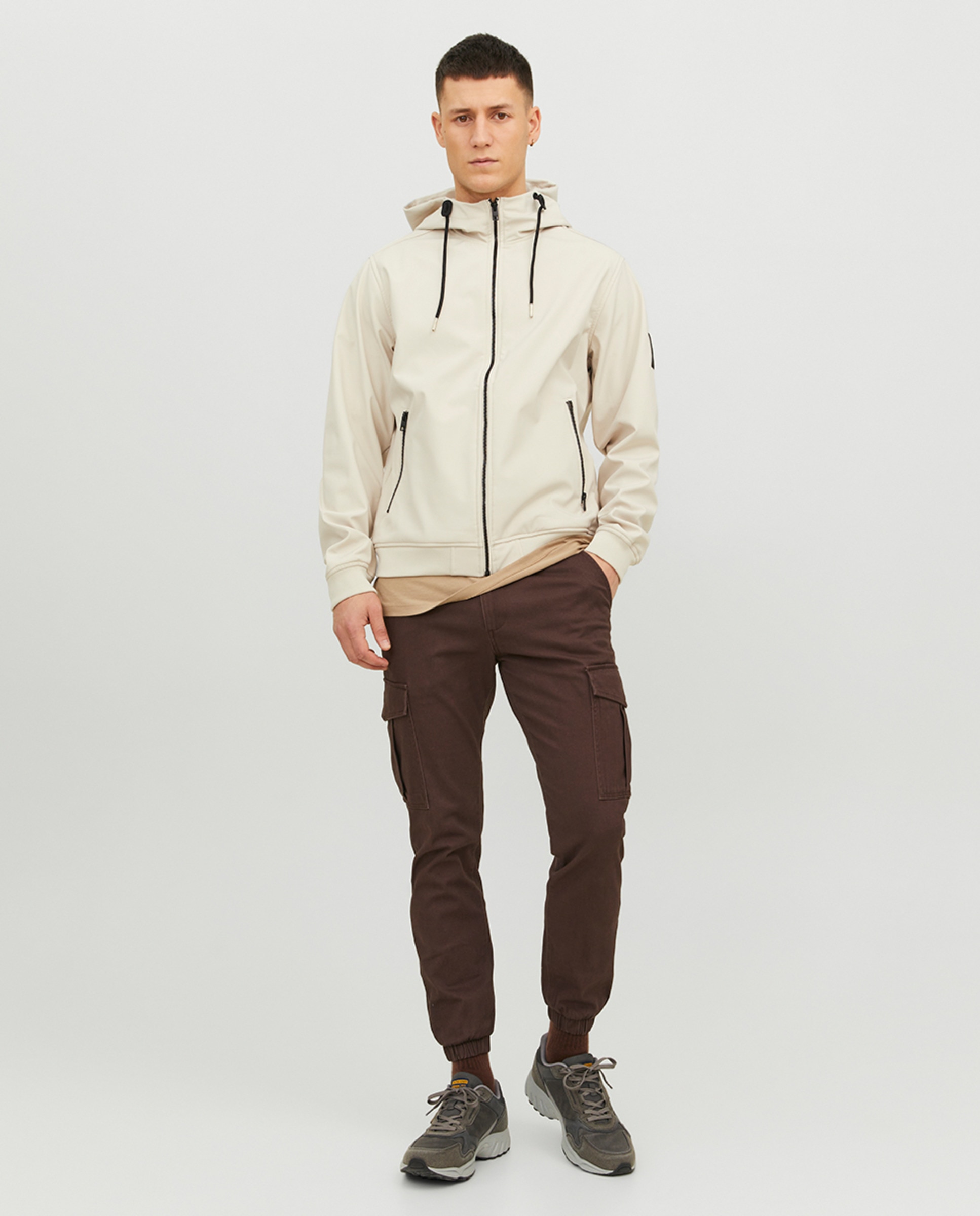 Imagen 7 de Chaqueta ligera softshell de hombre - Jack & Jones - Beige Beige