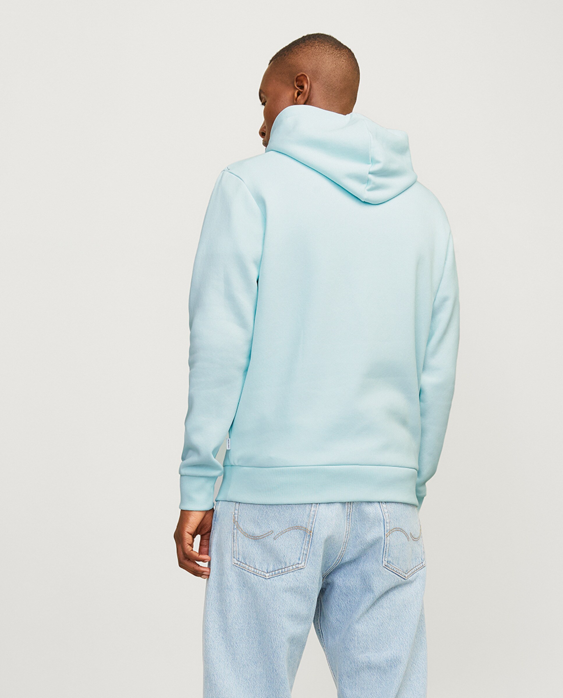 Sweatshirt com capuz Verde Água-2