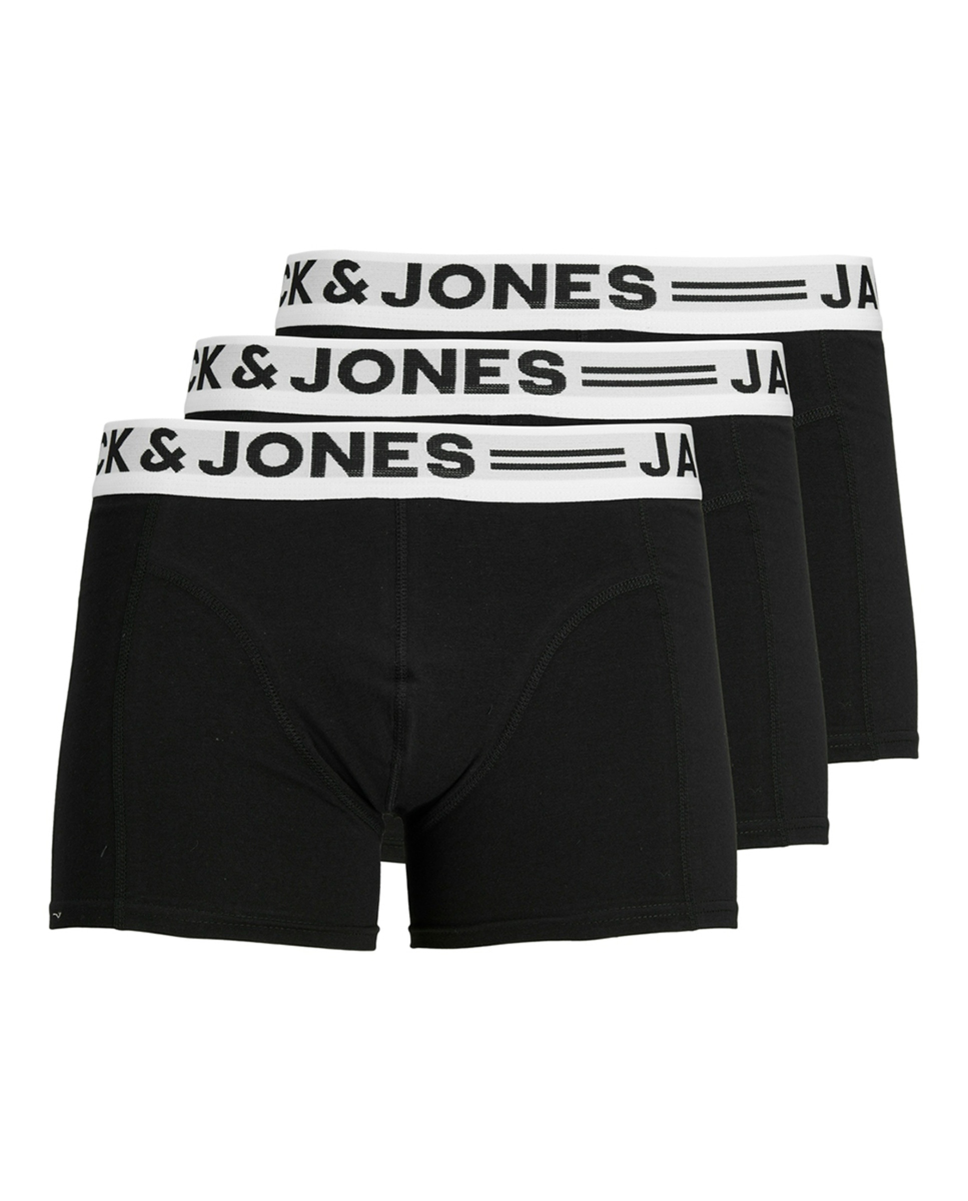 Pack de 3 boxers de malha cinzentos Preto-7