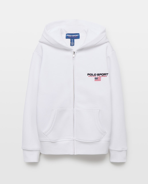 Imagen 0 de Sudadera unisex con capucha y cremallera Polo Sport