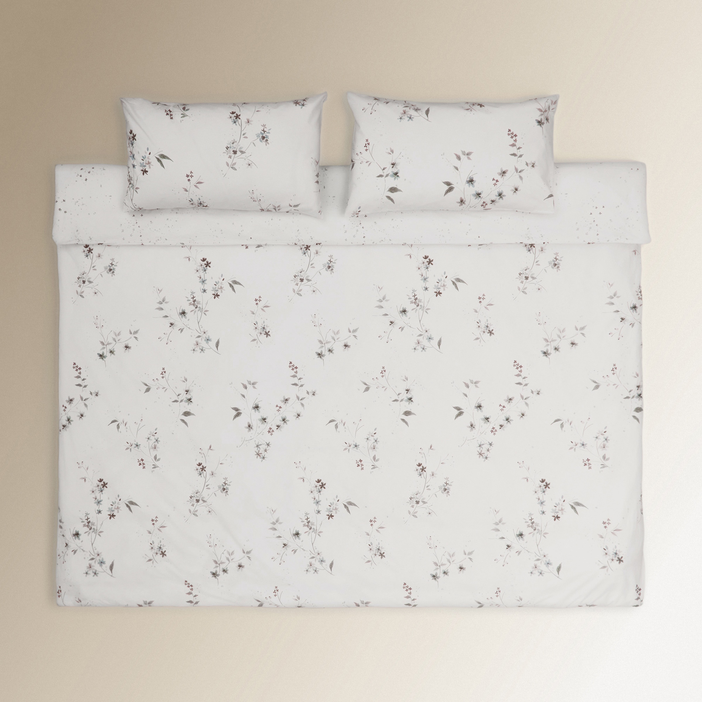 Conjunto de Capa de Edredão de Algodão Kora Multicolor-2