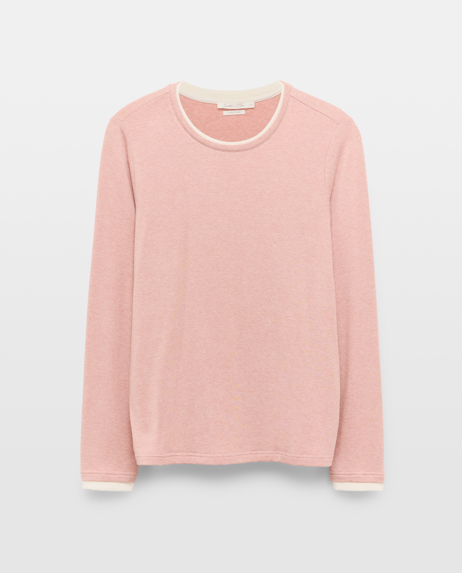 Camisola de mulher com manga comprida 200 Rosa-4