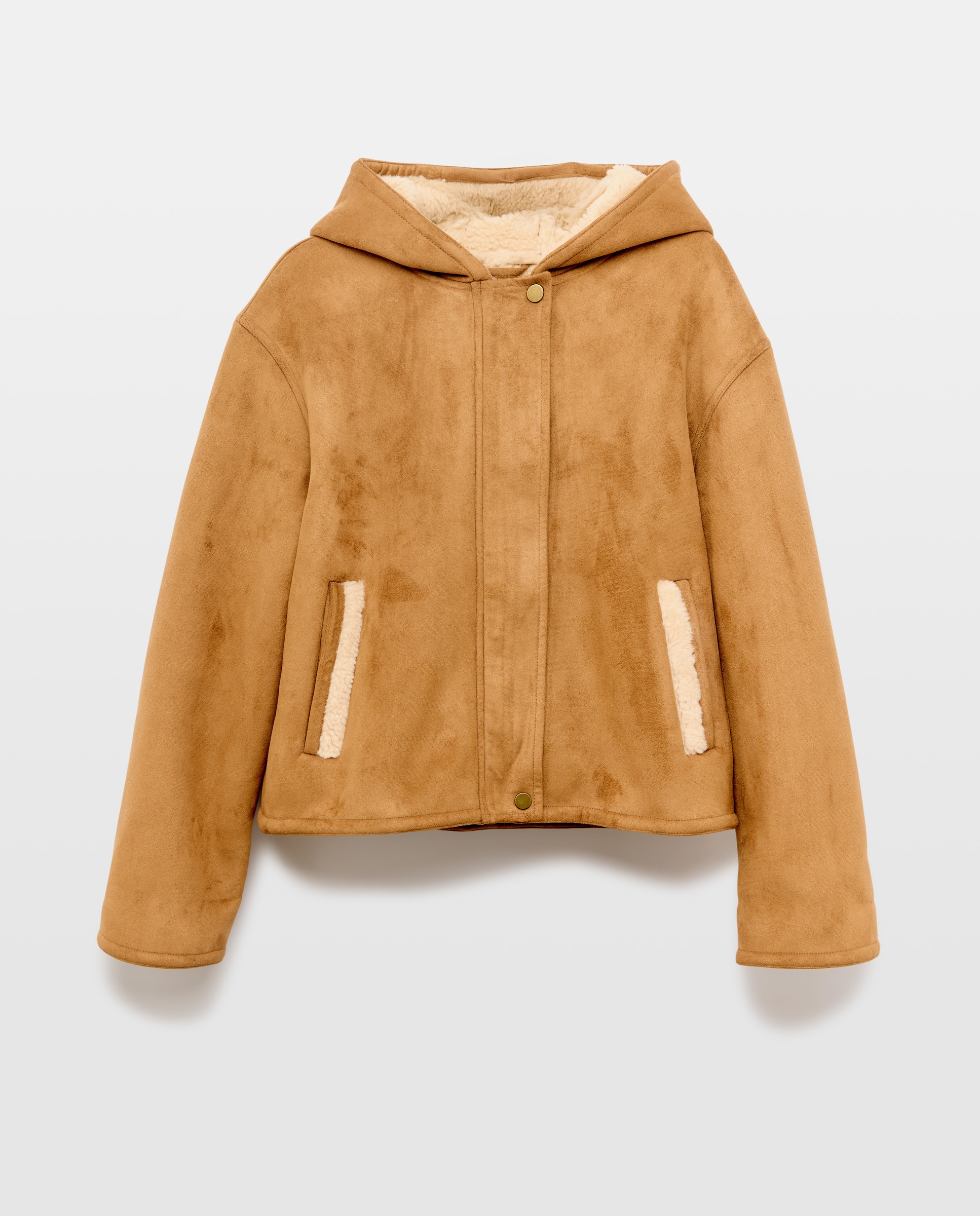 Casaco de Dupla Face 730 Camel-5