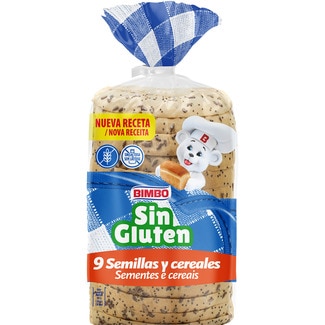 pan de molde con 9 semillas sin gluten y sin lactosa bolsa 375 g - Bimbo