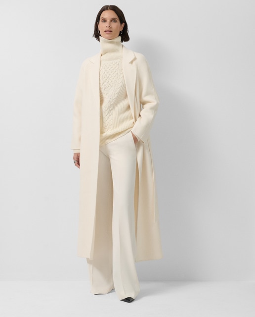 Imagen 0 de Abrigo de mujer largo en paño doble faz