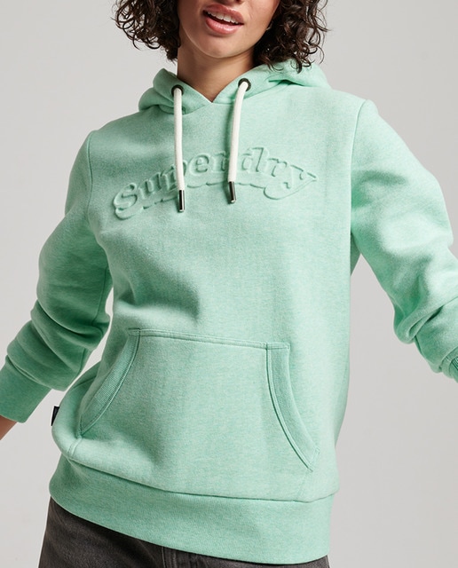 Imagen 0 de Sudadera de mujer de mujer con capucha y logo Vintage Cooper en relieve