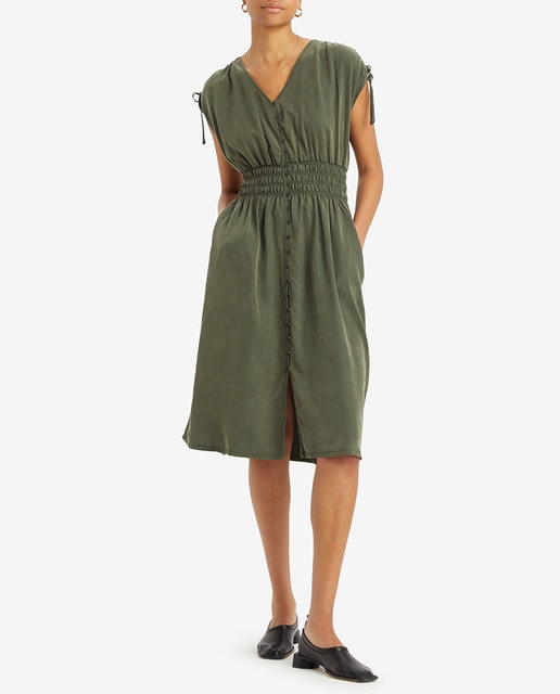 Imagen 0 de Vestido midi de manga corta