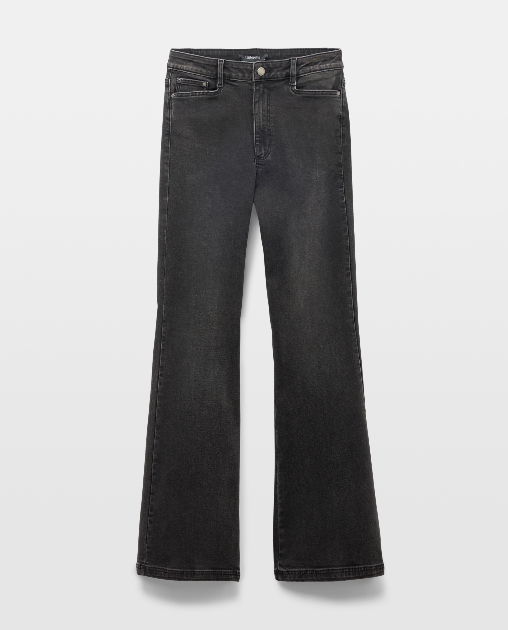 Jeans Flare com Cintura Média 820 Cinzento Médio-4