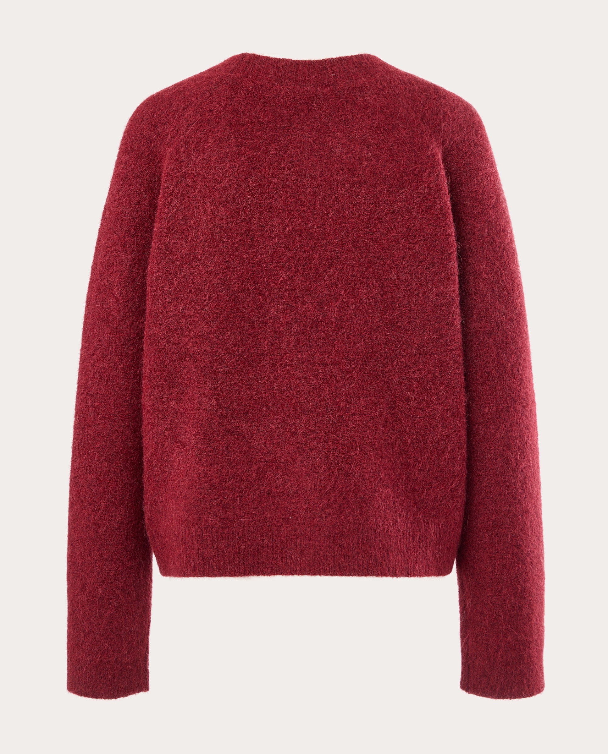 Camisola de Malha de Lã Rosa-2