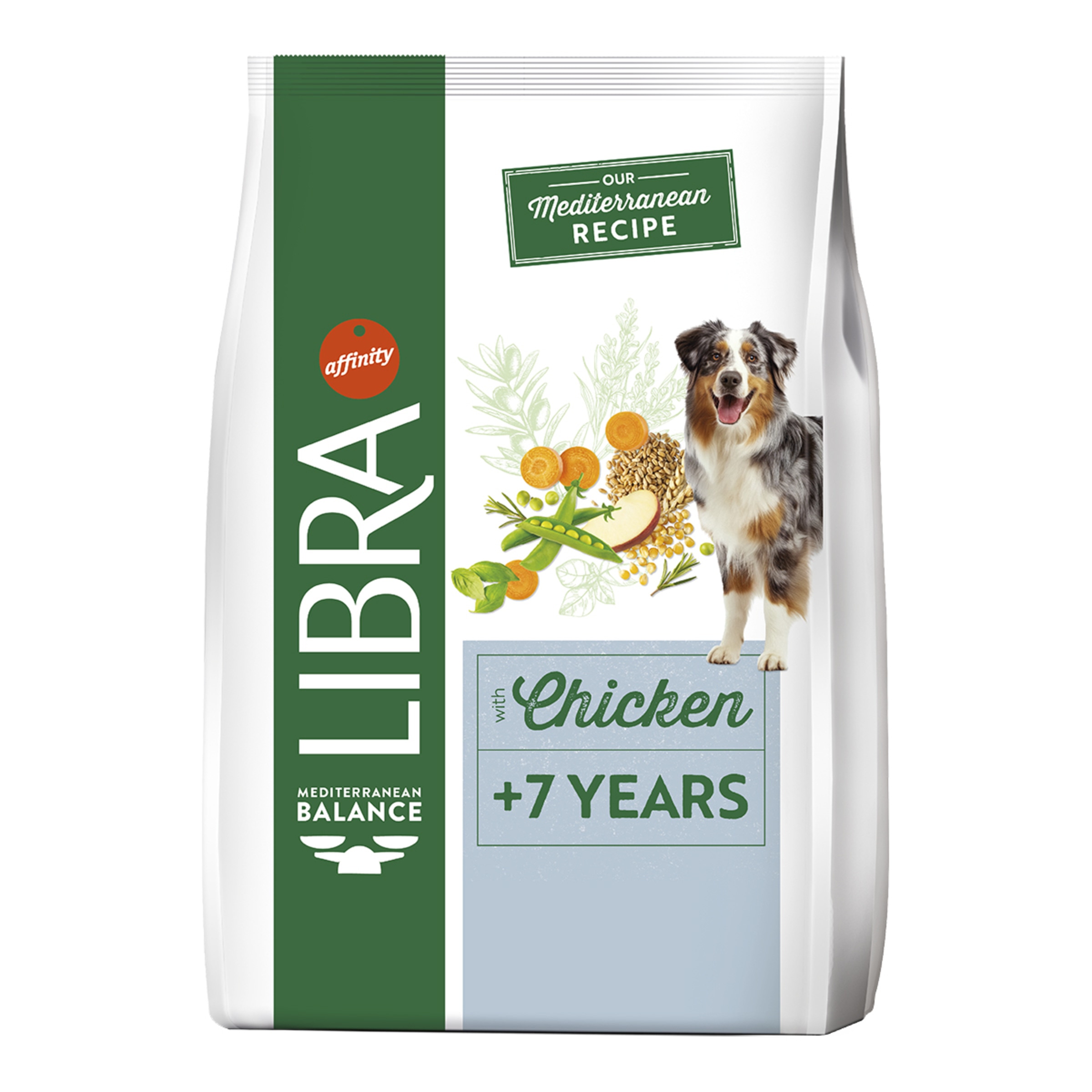 Imagen 0 de Pienso para perros sénior +7 Libra pollo